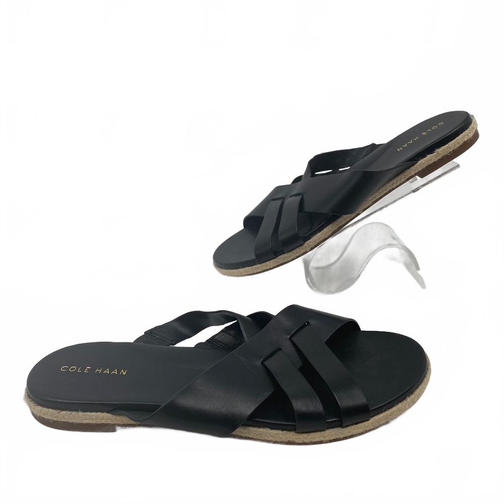 Cole Haan Black Sandals Slip-On | Womens 7.5